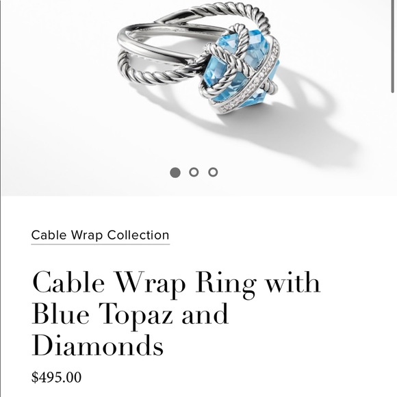 David Yurman Topaz Ring - Picture 1 of 6